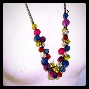 Multi Color Beaded Necklace